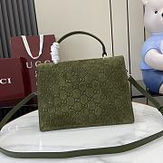 Okify Gucci Dionysus Green Suede Bag 29.5x20x10.5cm - 3