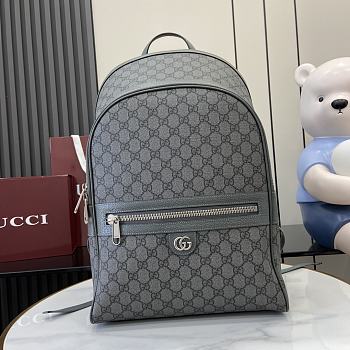 Okify Gucci Ophidia Medium Backpack In Gray Grey 29.5x44x15cm 