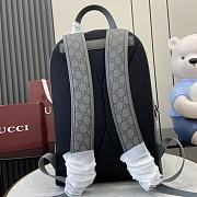 Okify Gucci Ophidia Medium Backpack In Gray Grey 29.5x44x15cm  - 5