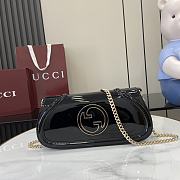 Okify Gucci Blondie Small Shoulder Bag In Black 29.5x12.5x7cm  - 1