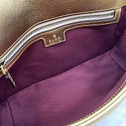 Okify Gucci Marmont Small Shoulder Bag In Gold Leather 26x15x7cm  - 2