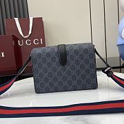 Okify Gucci Super Mini GG Bag In Black For Men 18.5x13.5x7cm  - 3