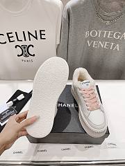 Okify Channel White Thick Sole Sneakers With Pink Lace EU35-41 20221 - 2