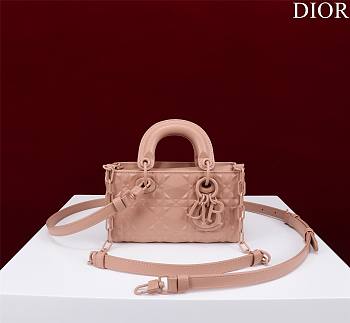 Okify Dior Mini D-Joy Diamond Bag In Pink 16.5x6x10cm