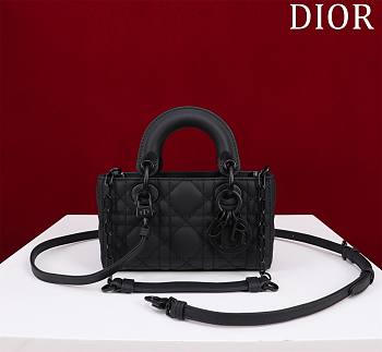 Okify Dior Mini D-Joy Diamond Bag In Black 16.5x6x10cm