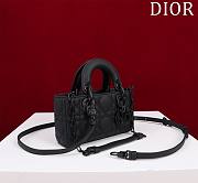 Okify Dior Mini D-Joy Diamond Bag In Black 16.5x6x10cm - 3