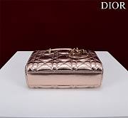 Okify Dior Mini D-Joy Shine Bag In Pink 16.5x6x10cm - 3