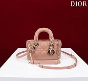 Okify Dior Mini D-Joy Bag In Light Pink 16.5x6x10cm  - 1