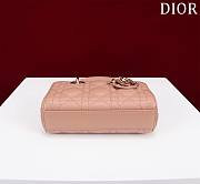 Okify Dior Mini D-Joy Bag In Light Pink 16.5x6x10cm  - 2