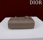 Okify Dior Mini D-Joy Bag In Ciment 16.5x6x10cm  - 5