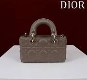 Okify Dior Mini D-Joy Bag In Ciment 16.5x6x10cm  - 3