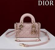 Okify Dior Mini D-Joy Bag In Baby Pink 16.5x6x10cm  - 1