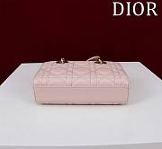 Okify Dior Mini D-Joy Bag In Baby Pink 16.5x6x10cm  - 6