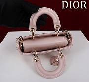 Okify Dior Mini D-Joy Bag In Baby Pink 16.5x6x10cm  - 4