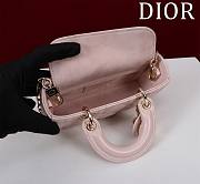 Okify Dior Mini D-Joy Bag In Baby Pink 16.5x6x10cm  - 2