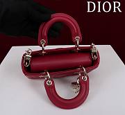 Okify Dior Mini D-Joy Bag In Red 16.5x6x10cm  - 2