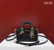 Okify Dior Mini D-Joy Bag In Black 16.5x6x10cm  - 1