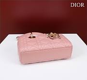 Okify Dior Mini D-Joy Bag In Pink 16.5x6x10cm  - 4