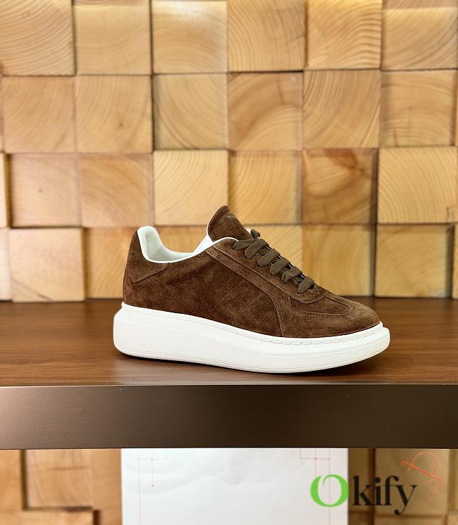 Okify Alexander McQueen Retro Sneaker in Dark Brown EU34-46  - 1