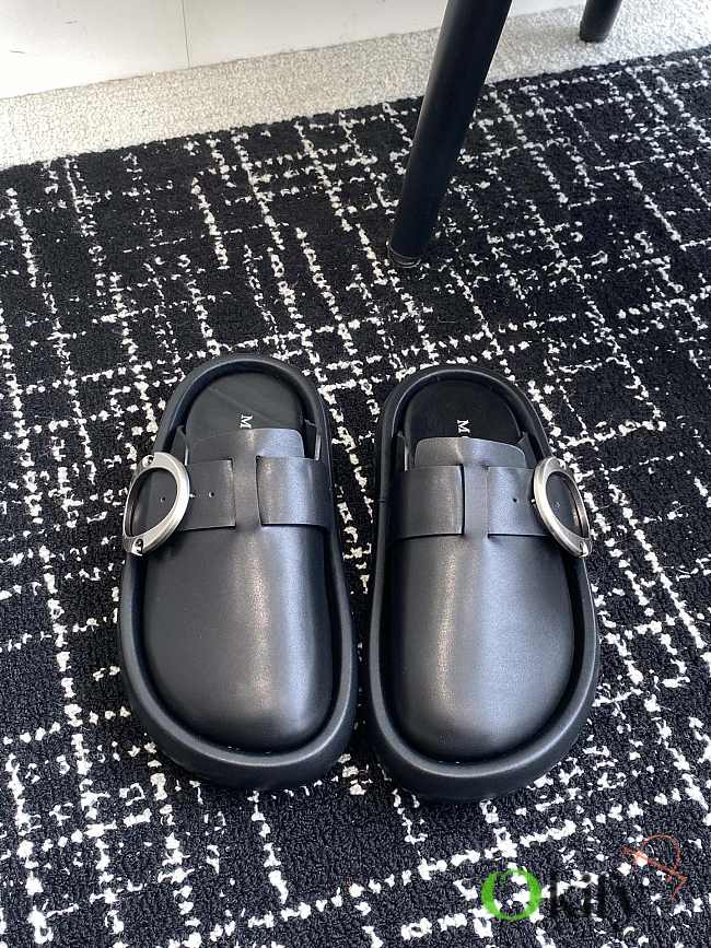 Okify Alexander McQueen Arc Clog Slippers In Black EU35-40 - 1