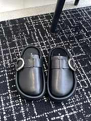 Okify Alexander McQueen Arc Clog Slippers In Black EU35-40 - 1