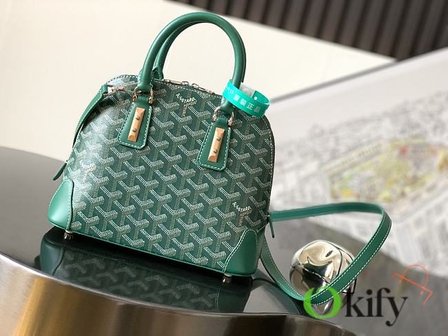 Okify Goyard Vendome Bag In Green 18.5x10.5x23cm  - 1