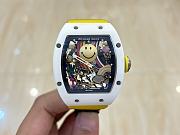 Okify Richard Mille RM 88 Automatic Tourbillon Smiley Watch In Yellow - 3