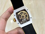 Okify Richard Mille RM 88 Automatic Tourbillon Smiley Watch In Yellow - 2