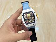 Okify Richard Mille RM 88 Automatic Tourbillon Smiley Watch In Blue - 1