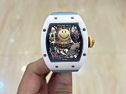 Okify Richard Mille RM 88 Automatic Tourbillon Smiley Watch In Blue - 3