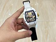 Okify Richard Mille RM 88 Automatic Tourbillon Smiley Watch In White  - 1