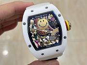 Okify Richard Mille RM 88 Automatic Tourbillon Smiley Watch In White  - 3