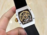 Okify Richard Mille RM 88 Automatic Tourbillon Smiley Watch In White  - 2