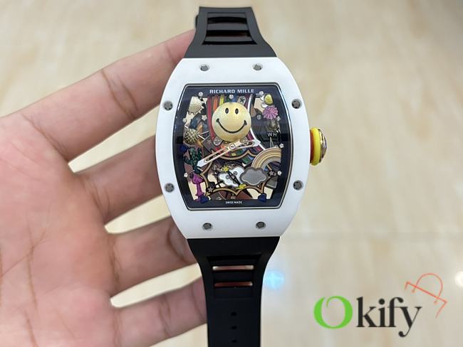 Okify Richard Mille RM88 Automatic Winding Tourbillon Smiley In Black - 1