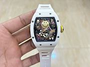 Okify Richard Mille RM88 Automatic Winding Tourbillon Smiley In White - 1