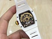 Okify Richard Mille RM88 Automatic Winding Tourbillon Smiley In White - 3