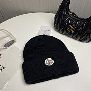 Okify Moncler Black Beanie Hat 20307 - 1