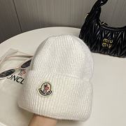 Okify Moncler White Beanie Hat 20308 - 3