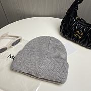 Okify Moncler Grey Gray Beanie Hat 20309 - 4