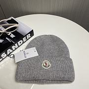 Okify Moncler Grey Gray Beanie Hat 20309 - 1