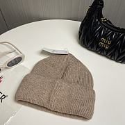 Okify Moncler Brown Beanie Hat 20310 - 4