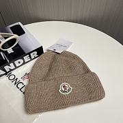 Okify Moncler Brown Beanie Hat 20310 - 1