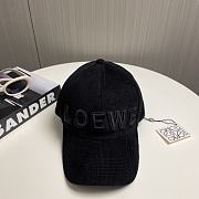 Okify Loewe Black Baseball Cap  - 1