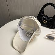 Okify Loewe White Baseball Cap  - 4