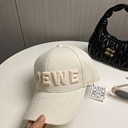 Okify Loewe White Baseball Cap  - 2