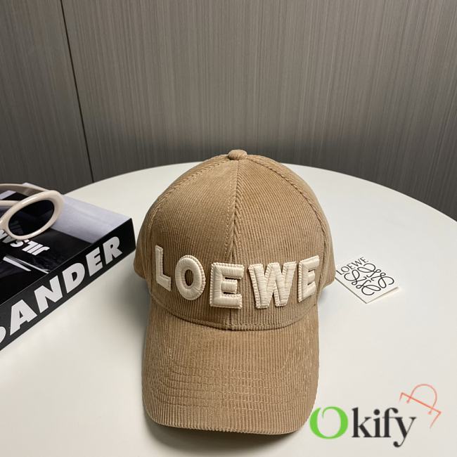 Okify Loewe Brown Baseball Cap  - 1