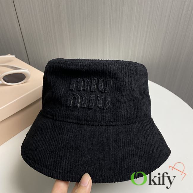 Okify MiuMiu Black Bucket Hat  - 1