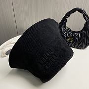 Okify MiuMiu Black Bucket Hat  - 5