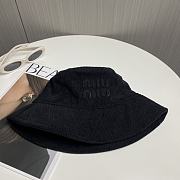 Okify MiuMiu Black Bucket Hat  - 3