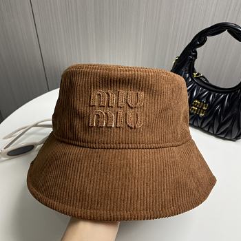 Okify MiuMiu Brown Bucket Hat 